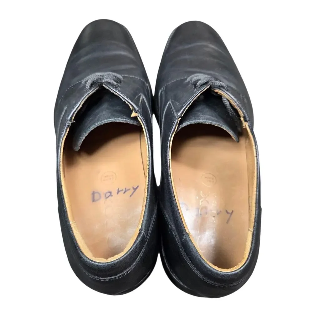 Geox Federico Mens Size 10‎ Black Casual Classic Leather Lace Up Oxford Shoes